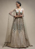 Ivory color Raw Silk Fabric Lehenga Choli