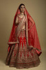 Red color Silk Fabric Lehenga Choli