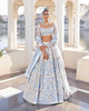 Gorgeous Light Blue Georgette Lehenga Choli4830