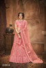 Pinkish Peach color Net Fabric Lehenga Choli