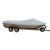 Carver Sun-DURA Extra Wide Series Styled-to-Fit Boat Cover f\/21.5 Sterndrive Aluminum Boats w\/High Forward Mounted Windshield - Grey [79121XS-11]