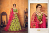 Green color Net Fabric Lehenga Choli