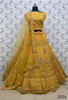 Yellow color Soft Net Fabric Lehenga Choli