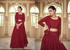 Red color Georgette Fabric Lehenga Choli