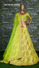 Elegant Neon Green Thai Silk Lehenga Choli1188