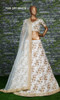 Elegant White Thai Silk Lehenga Choli1189