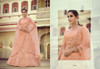 Peach color Soft Net Fabric Lehenga Choli