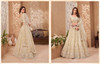 Cream color Net Fabric Lehenga Choli