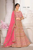 Pink color Silk Fabric Lehenga Choli