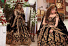 Black color Velvet Fabric Heavily Embroidered Lehenga Choli