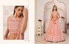 Pink color Mono Net Fabric Lehenga Choli