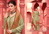 Light Cardamom Green color Crepe Fabric Suit