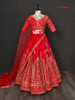 Elegant Red Silk Lehenga Choli2711