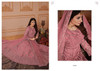 Pink color Net Fabric Full Sleeves Floor Length Embroidered Anarkali style Suit