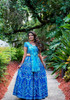 Blue color Silk Fabric Lehenga Choli