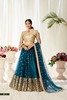 Blue color Net Fabric Lehenga Choli