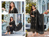 Black color Georgette Fabric Embroidered Suit