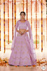 Light Purple color Organza Fabric Lehenga Choli