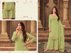 Olive Green color Georgette Fabric Suit