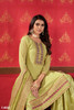 Elegant Golden Georgette Salwar Kameez3492