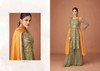 Elegant Mehndhi Green Georgette Salwar Kameez3504