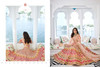 Elegant Peach Organza Lehenga Choli3751