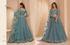 Elegant Light Blue Net Lehenga Choli3629