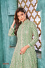 Elegant Green Net Indo Western Suits3864