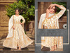 White color Net Fabric Centre Cut Floor Length Full Sleeves Indowestern style Suit