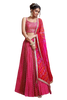 Elegant Magenta Chinnon Silk Lehenga Choli3781