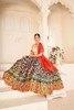 Elegant Blue Silk Lehenga Choli3800