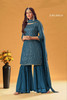 Elegant Blue Georgette Salwar Kameez4064