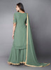 Elegant Green Georgette Salwar Kameez4066