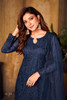 Elegant Blue Net Salwar Kameez4073