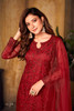 Elegant Red Net Salwar Kameez4074