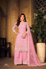 Elegant Pink Net Salwar Kameez4084