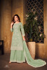 Elegant Green Net Salwar Kameez4086