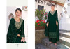 Dark Green color Georgette Fabric Suit