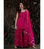 Pink color Georgette Fabric Suit