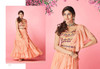 Elegant Peach Chiffon Lehenga Choli3917