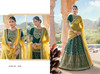 Bottle Green color Brocade Silk Fabric Lehenga Choli