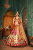 Multicolor Silk Fabric Lehenga Choli