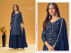 Royal Blue color Georgette Fabric Suit