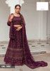 Purple color Net Fabric Lehenga Choli