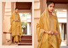 Golden color Silk Fabric Suit