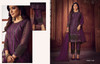 Purple color Net Fabric Suit