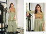 Green color Georgette Fabric Indowestern style Suit