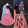 Elegant Pink Georgette Lehenga Choli4635