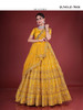 Yellow color Net Fabric Lehenga Choli