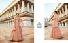 Pink color Net Fabric Embroidered Floor Length Anarkali style Suit